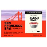 San Francisco Bay French Dark Roast 100% Arabica Onecup Coffee Pods, 12 count, 4.66 oz