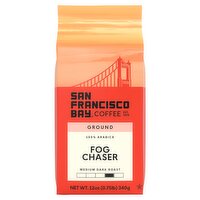 San Francisco Bay Medium Dark Roast Fog Chaser 100% Arabica Ground Coffee, 12 oz