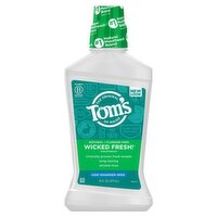 Tom's of Maine Wicked Fresh! Cool Mountain Mint Mouthwash, 16 fl oz