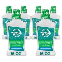 Tom's of Maine Wicked Fresh! Cool Mountain Mint Mouthwash, 16 fl oz