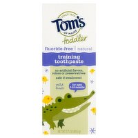 Tom's of Maine Toddler Mild Fruit Training Toothpaste, for Ages 3-24 Months, 1.75 oz