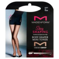 Maidenform Nude Sexy Shaping Mini Toner Body Shaper, XL