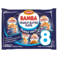 Osem Bamba Peanut Butter Puffs Family Pack 0.7 oz, 8 count