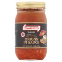 Thumann's Old Fashion Push Cart Style Onions in Sauce, 16 oz