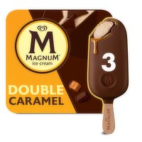 Magnum Double Caramel Ice Cream Bars, 3 count, 9.12 fl oz