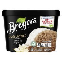 Breyers Vanilla Chocolate Ice Cream, 1.5 quart, 48 Fluid ounce