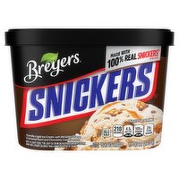 Breyers Snickers Vanilla Light Ice Cream, 1.5 quart