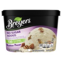 Breyers No Sugar Added Frozen Dairy Dessert Butter Pecan 48 oz