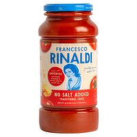 Francesco Rinaldi No Salt Added Traditional Sauce, 23.5 oz, 23.5 Ounce