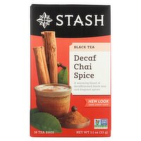 STASH Decaf Chai Spice Black Tea Bags, 18 count, 1.1 oz