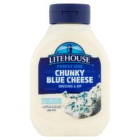 Litehouse Litehouse Chunky Blue Cheese Dressing & Dip Family Size, 20 fl oz, 20 Fluid ounce 