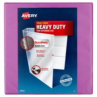 Avery Heavy Duty Clear Cover