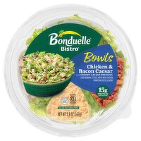 Bonduelle Bistro Chicken & Bacon Caesar with Creamy Caesar Dressing Bowls, 5.9 oz