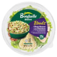 Bonduelle Bistro Chop House with Chicken Creamy Horseradish Ranch Dressing Salad Bowls, 6 oz