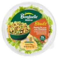 Bonduelle Bistro Santa Fe Style with Chicken Salsa Ranch Dressing Salad Bowls, 6.25 oz, 6.25 Ounce