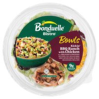 Bonduelle Bistro Kickin' BBQ Ranch With Chicken Dressing Salad Bowls, 7 oz, 7 Ounce