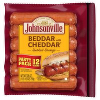 Johnsonville Beddar with Cheddar Smoked Sausage Party Pack, 12 count, 28 oz