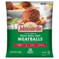 Johnsonville Classic Italian Style Meatballs, 28 count, 24 oz, 24 Ounce