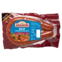 Johnsonville Beef Smoked Sausage, 12 oz, 12 Ounce