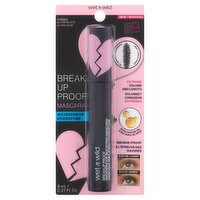 Wet n Wild 1115503 Ultra Black Break Up Proof Waterproof Mascara, 0.27 fl oz