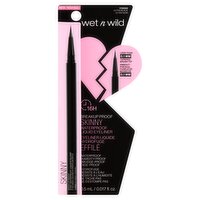 Wet n Wild 1115530 Ultra Black Breakup Proof Skinny Waterproof Liquid Eyeliner, 0.017 fl oz