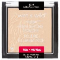 Wet n Wild Megaglo 333B Golden Flower Crown Highlighting Powder, 0.19 oz