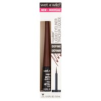 Wet n Wild Megaliner 112A Metallic Brown Liquid Eyeliner, 0.12 fl oz