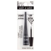 Wet n Wild MegaLiner C871A Black Noir Liquid Eyeliner, 0.12 fl oz