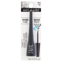 Wet n Wild H2O Proof C879 Black Liquid Eyeliner, 0.17 fl oz