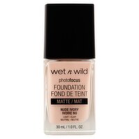 Wet n Wild Photofocus Matte 363C Nude Ivory Foundation, 1.0 fl oz