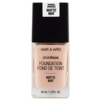 Wet n Wild Photo Focus 364C Rose Ivory Original Matte Foundation, 1.0 fl oz