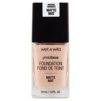 Wet n Wild Photo Focus 364C Rose Ivory Original Matte Foundation, 1.0 fl oz