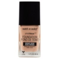 Wet n Wild Photofocus 370C Bronze Beige Foundation, 1.0 fl oz