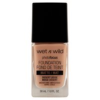 Wet n Wild Photofocus Matte 372C Desert Beige Foundation, 1.0 fl oz