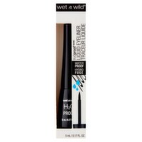 Wet n Wild H₂O Proof 879 Black Liquid Eyeliner, 0.17 fl oz