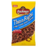 Bachman Bachman Thin'n Right Baked Pretzels, 9 oz, 9 Ounce 