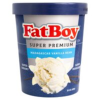 FatBoy Super Premium Madagascar Vanilla Bean Ice Cream, 30 fl oz