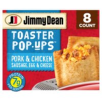 Jimmy Dean Sausage, Egg & Cheese Toaster Pop-Ups, 8 count, 18.4 oz