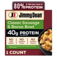Jimmy Dean® Protein Breakfast Bowl Classic Sausage Bacon Scrambled Egg Frozen - 7.25 oz
