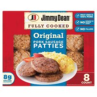 Jimmy Dean Original Pork Sausage Patties, 8 count, 9.6 oz