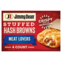 Jimmy Dean Meat Lovers Stuffed Hash Browns, 4 count, 15 oz