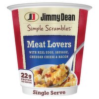 Jimmy Dean Meat Lovers Simple Scrambles, 5.35 oz