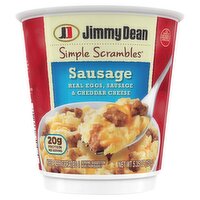 Jimmy Dean Simple Scrambles Real Eggs, Sausage & Cheddar Cheese Sausage, 5.35 oz