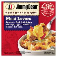 Jimmy Dean Meat Lovers Breakfast Bowl, 7 oz