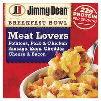 Jimmy Dean Breakfast Bowl Meat Lovers, Frozen, 7 oz