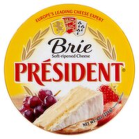 Président Brie Soft-Ripened Cheese, 8 oz, 8 Ounce