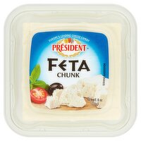 Président Chunk Feta Cheese, 8 oz