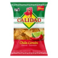 Calidad Chile Limón Flavored Corn Tortilla Chips, 10 oz