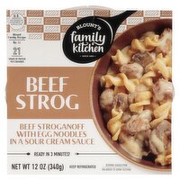 Blount's Family Kitchen Beef Stroganoff with Egg Noodles in a Sour Cream Sauce, 12 oz