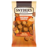 Snyder's of Hanover Cheddar Cheese Filled Pretzel Sandwiches, 8 oz